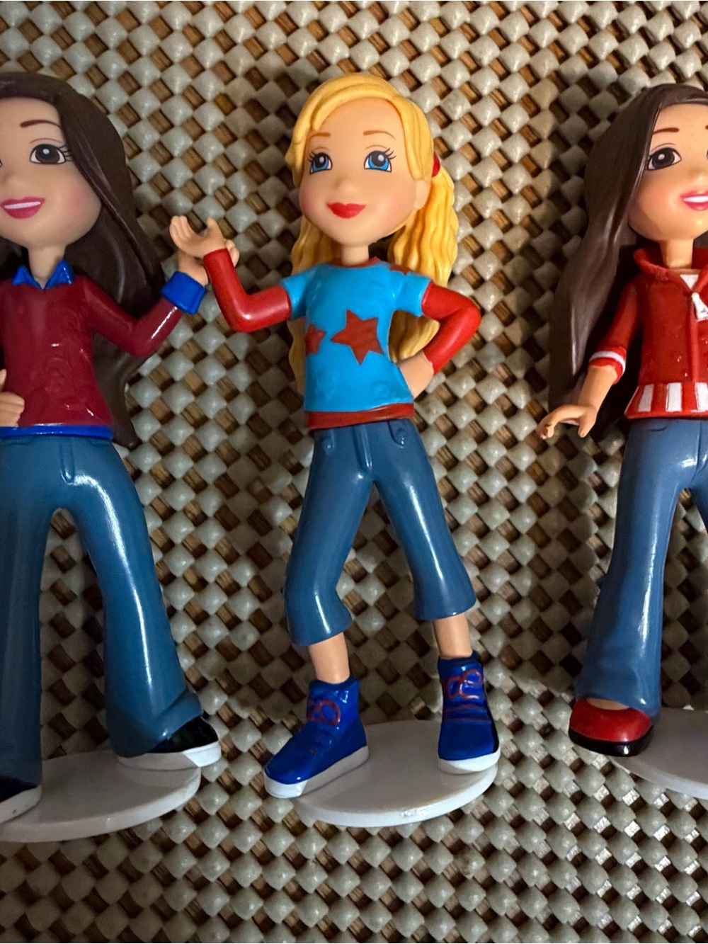 Set of 3 Collectible Fashion Girl Figures